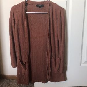 Brown cardigan